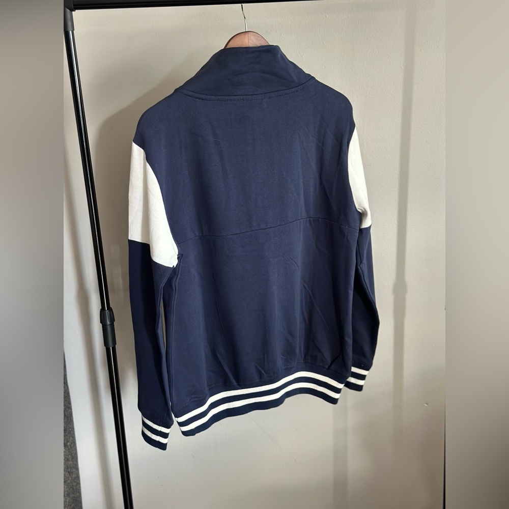 Exist Beach Sweatshirt Size Medium Navy Hampton Beach Quarter Zip Sweatshirt - Picture 13 of 16